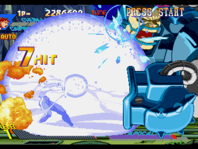 X-men vs Street Fighter screenshot 5 for Playstation